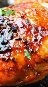 5 Ingredient Crispy Honey Garlic Chicken Recipe Baked Honey Garlic Chicken Chicken Thights Recipes Poultry Recipes