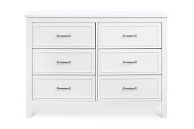 This benchmade dresser offers extra storage with six deep drawers; Davinci Charlie 6 Drawer Double Dresser Davinci Baby