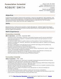 Prospective students need to craft a curriculum vitae (cv) or an academic resume showing their educational background, employment history, research experience, internships, volunteer work, and academic achievements. Formulation Scientist Resume Samples Qwikresume