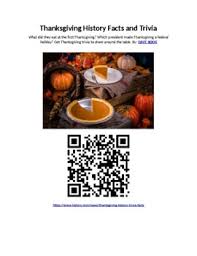 Aug 09, 2021 · the first thanksgiving is believed to have taken place in 1621 in plymouth, massachusetts. Thanksgiving Facts And Trivia Web Quest By Vagi S Vault Tpt