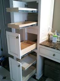 Pull Out Shelves For Cabinet Need More Vanity Storage Space Call Of Get Sli Built In Bathroom Storage Bathroom Storage Solutions Small Bathroom Storage Cabinet