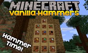 Find the best minecraft vanilla servers on minecraft multiplayer. Vanilla Hammers Mod 1 17 1 1 16 5 It S Hammers Time 9minecraft Net