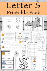 letter of the week letter s printable pack simple living creative learning