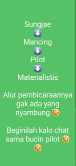 Bucin Pilot Juga Manusia Pilot Manusia Persamaan