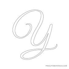 Print the calligraphy alphabet image on your computer once downloaded. Elegant Cursive Alphabet Stencils In Printable Format