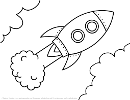 Astronaut coloring pages will tell about the men who specialize in flights outside the earth's atmosphere. 11 Rocket Ship Cute Aliens Ufo In Outer Space Coloring Pages For Kids Rainbow Printables
