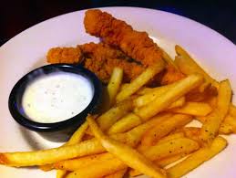 Dave N Buster Chicken Fingers With French Fries And Some Dip Food Yummy Food Hungry
