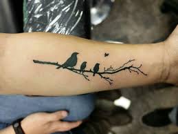 Birds On A Branch Tattoo Pin On Tattoos