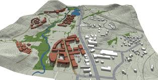 Learning To Model Terrain In Sketchup Digital Elevation Model Abstract Drawings Sketchup Model
