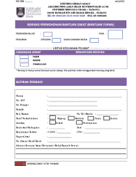 Zakat bantuan fakir miskin dan asnaf negeri pahang. Akademi Pengajian Islam Kontemporari Fill Online Printable Fillable Blank Pdffiller