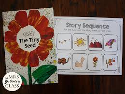In autumn, a strong wind blows flower seeds high in the air and carries them far across the land. The Tiny Seed Mrs Bremer S Class