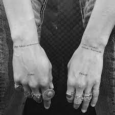 Finger tattoos are rather a trendy thing, they are small, meaningful and sometimes romantic. The Best Small Tattoos You Ll Want To Copy From Celebrities Glamour