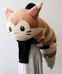 Pokemon Life Size Furret Plush Pokemon Plush Cute Stuffed Animals Kawaii Plush