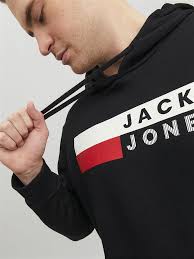 JACK & JONES Jjecorp Logo Sweat Hood Noos Pls Maglia di Tuta, Nero/Stampa:  Play 4, 3XL Donna : Amazon.it: Moda