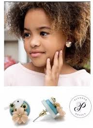 Plunder Ebony Bird Earrings Faux Emerald Lifter Backs Preowned Fast  Shipping