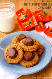 Flourless Reese S Peanut Butter Cup Cookies Cupcakes Kale Chips Recipe Easy Gluten Free Desserts Holiday Baking Recipes Peanut Butter Cup Cookies