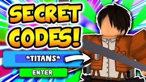 If levi played roblox aot freedom awaits. Secret Codes In Roblox Attack On Titan Freedom Awaits Youtube