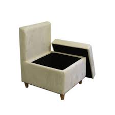 accent chair with storage cream ore international storage chair storage seat storage