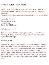 Contoh Surat Tidak Rasmi Banjir Rumah Aoi