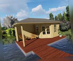 5 eck gartenhaus lindau 40 mit anbau 5 eck gartenhaus gartenhaus flachdach gartenhaus. 5 Eck Gartenhaus Modern Vordach 5 8x3m Blockhaus Holz 40mm Erfurt Eb40049f18 Forlife24 Com