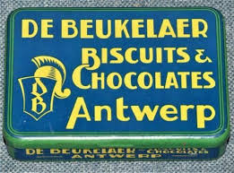 Belgisch Art Deco Beukelaer Biscuits Chocolate Tin Antwerp Blikken Marktplaats Nl Blik Art Deco Deco