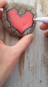 12 Acrylic Paint Pens For Rock Painting Ceramic Wood Glass Paper Metal More Extra Fine Tip Video Video Hand Painted Rocks Painted Rocks Rock Painting Tutorial