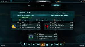 Feel free to wait until after the 2nd zerg attack before you push out. Planetside 2 News Your Definitive Guide To The Outfit Wars Alpha 2 Finals