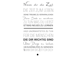 Nimm dir zeit zu lieben und geliebt zu werden, das ist das privileg der götter! Wandtattoo Nimm Dir Zeit Online Bestellen Im Wandtattoo World Shop