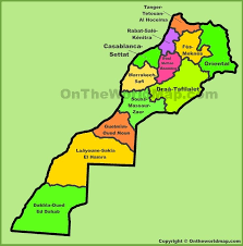 Vergelijk prijzen en boek hostels in dakhla, marokko. Administrative Divisions Map Of Morocco Morocco Administrative Division Map