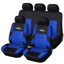 Autoyouth 3 Colour Track Detail Style Car Seat Covers Set Polyester Fabric Universal Fits Most Cars Covers Car Seat Protector Bestcaritems Car Seats Best Car Seat Covers Car Seat Cover Sets
