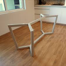 Steel Dining Table Base Metal Base Full Frame Steel Table Etsy In 2020 Steel Dining Table Dining Table Bases Modern Metal Dining Tables