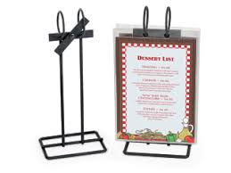 Menu Stands Restaurant Table Tents Table Stands And Card