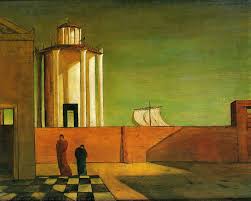 The enigma of the arrival and the afternoon giorgio de chirico • 1912. Ratsel Der Ankunft Des Abends Von Giorgio De Chirico 1888 1978 Greece Artsdot Com