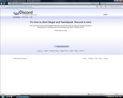 How I Imagine Discord S Website If It Existed In 2009 Discordapp