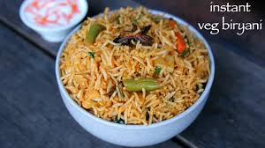 Instant Biryani Recipe Instant Veg Biryani Easy Vegetable Biryani Youtube