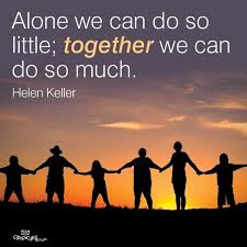 Inspirational Quotes About Community Support Quotesgram Community Quotes Support Groups Quotes Mother Teresa Quotes