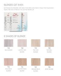 wella color charm blondes get even blonde hair color in