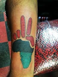 My First Tattoo Omnipeace Pan African Colors Red Black Green African Tattoo Tattoos African Colors