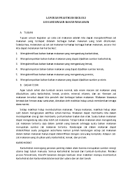 Contoh kata pengantar laporan, baik laporan praktek lapangan kerja, study tour, atau contoh kata tak hanya itu, biasanya juga kata pengantar berisi penjelasan kalimat dan harapan terkait dengan. Laporan Percobaan Uji Makanan Amilum Dan Glukosa