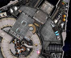 The Millennium Falcon Lower Level Millennium Falcon Star Wars Ships Millennium Falcon Lego