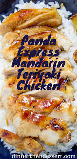 Panda Express Mandarin Teriyaki Chicken Made With Just A Few Ingredients And Cooked On A Super Hot Panda Express Teriyaki Chicken Food Chicken Teriyaki Recipe