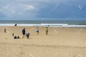 San francisco (ca), united states. Unidentified People Walking On The Ocean Beach Fire Pits In San Francisco Ca Stock Photo Picture And Royalty Free Image Image 128142304
