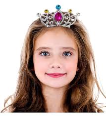 Himarry Gümüş Renk Taraklı Model Prenses Kraliçe Tacı 2 No 12x7 cm