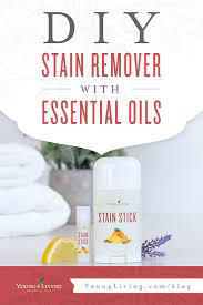 Aromatherapy Diy Make Your Own Laundry Stain Remover Stick With Essential Oils Learn How Diy Stain Remover Laundry Stain Remover Essential Oils