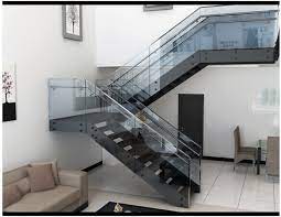 Metals, like steel, aluminum and wrought iron, are popular choices for commercial and industrial settings and contemporary environments, where wood provides a more classic appearance. Powder Coating Steel And Glass Staircase Buy Glass Staircase Powder Coating Steel Staircase Product On Alibaba Com