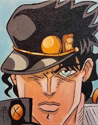 Illustration d’inspiration JoJo — exemple de rendu produit