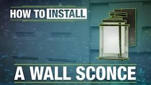 Some recessed lighting can be shipped to you at home, while others can be picked up in store. How To Install An Outdoor Wall Sconce Youtube