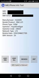 Valida imei apk (descargar) es una aplicación que permite consultar si el imei de un móvil/celular se encuentra reportado en una base de . Imei Phone Info Tool For Android Apk Download