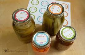 So i made my own free printable canning jar labels. Printable Canning Labels Free Downloadable Labels For Mason Jars