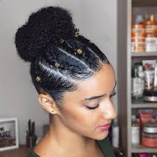 50 Instagram Approved Protective Hairstyles To Try Immediately Natural Hair Puff Hair Puff Curly Hair Styles Naturally